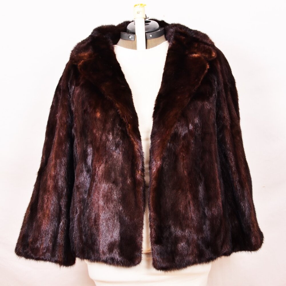 Vintage Chocolate Brown Mink Coat